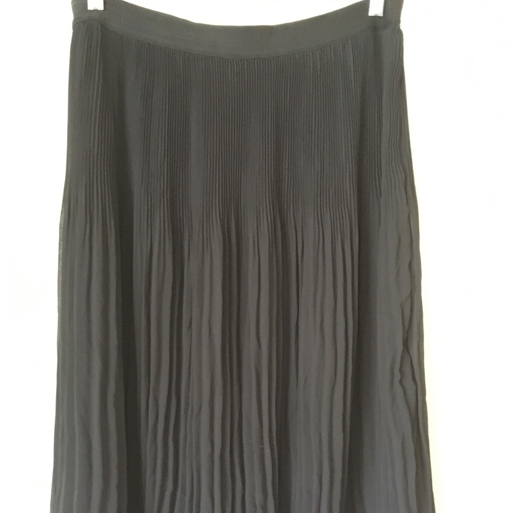 Pleated Navy blue skirt